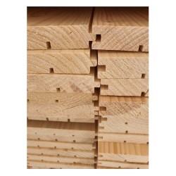 Pardoseală terasă lemn rășinoase 19 mm x 144 mm x 3 m-11