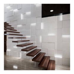 Panou decorativ ipsos 3D Evan model cub LED, 40x40 cm-2