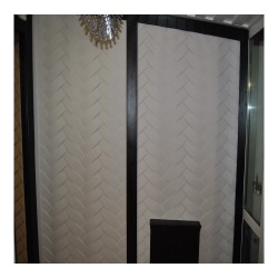 Panou decorativ ipsos Evan model împletit, 50x50 cm-4