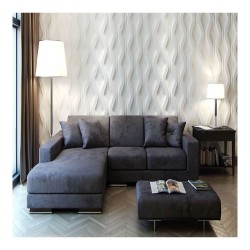Panou decorativ ipsos 3D Evan model buclă, 50x50 cm-2
