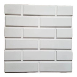 Panou decorativ 3D ipsos Briam model cărămidă, 50x50 cm-1