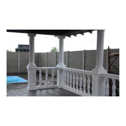 Coloane decorative din piatră compozită Otis stil corintic, 152 cm-5