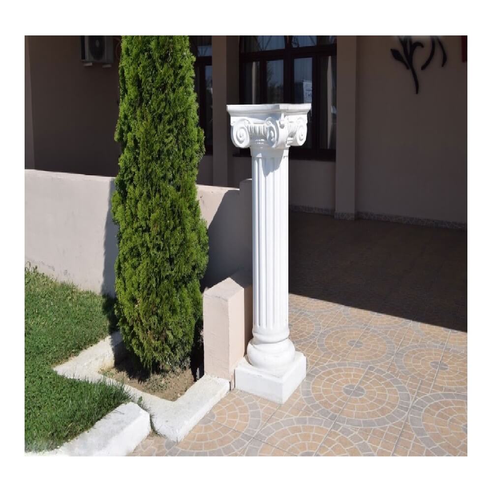 Coloane decorative din piatră compozită Otis stil ionic 1, 139 cm