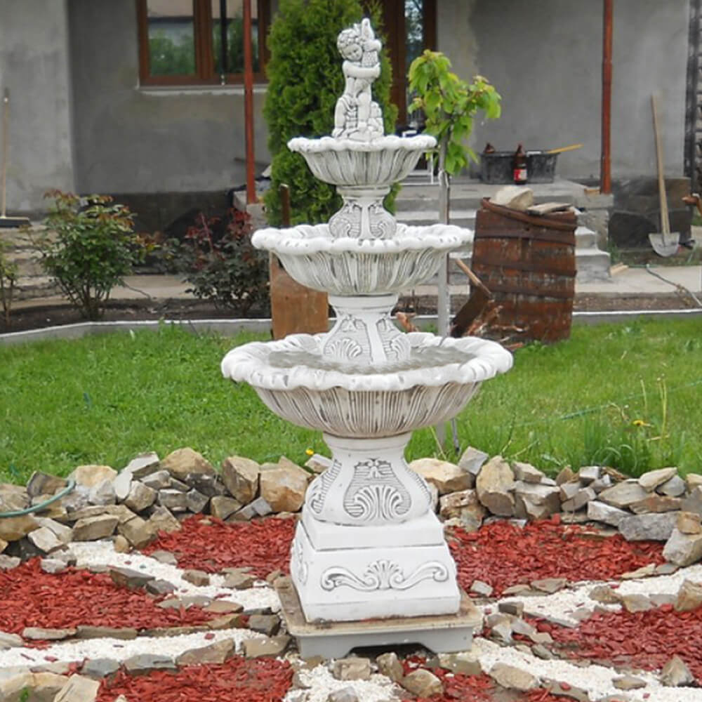 Fântână arteziană din piatră compozită Otis model copil 1, fără pompă de recirculare
