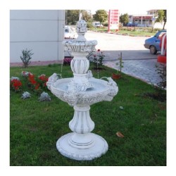 Fântână arteziană din piatră compozită Otis model broscuțe, cu pompă de recirculare-1