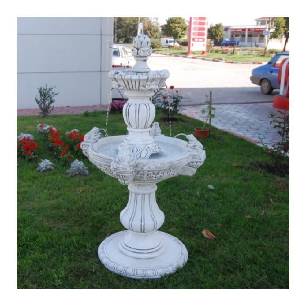 Fântână arteziană din piatră compozită Otis model broscuțe, cu pompă de recirculare