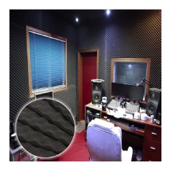 Burete acustic & izolator fonic pentru studio Zion, 100x100x3 cm-3