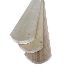 Șipcă gard lemn nevopsită cu vârf Lemro  1 m 9 cm 1,9 cm