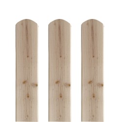 Scândură gard lemn cu vârf Larami nevopsită  9 cm 1,9 cm 1,2 m