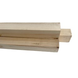 Șipcă gard lemn (lați) grindă rindeluită Lemro 200x5x5 cm-2
