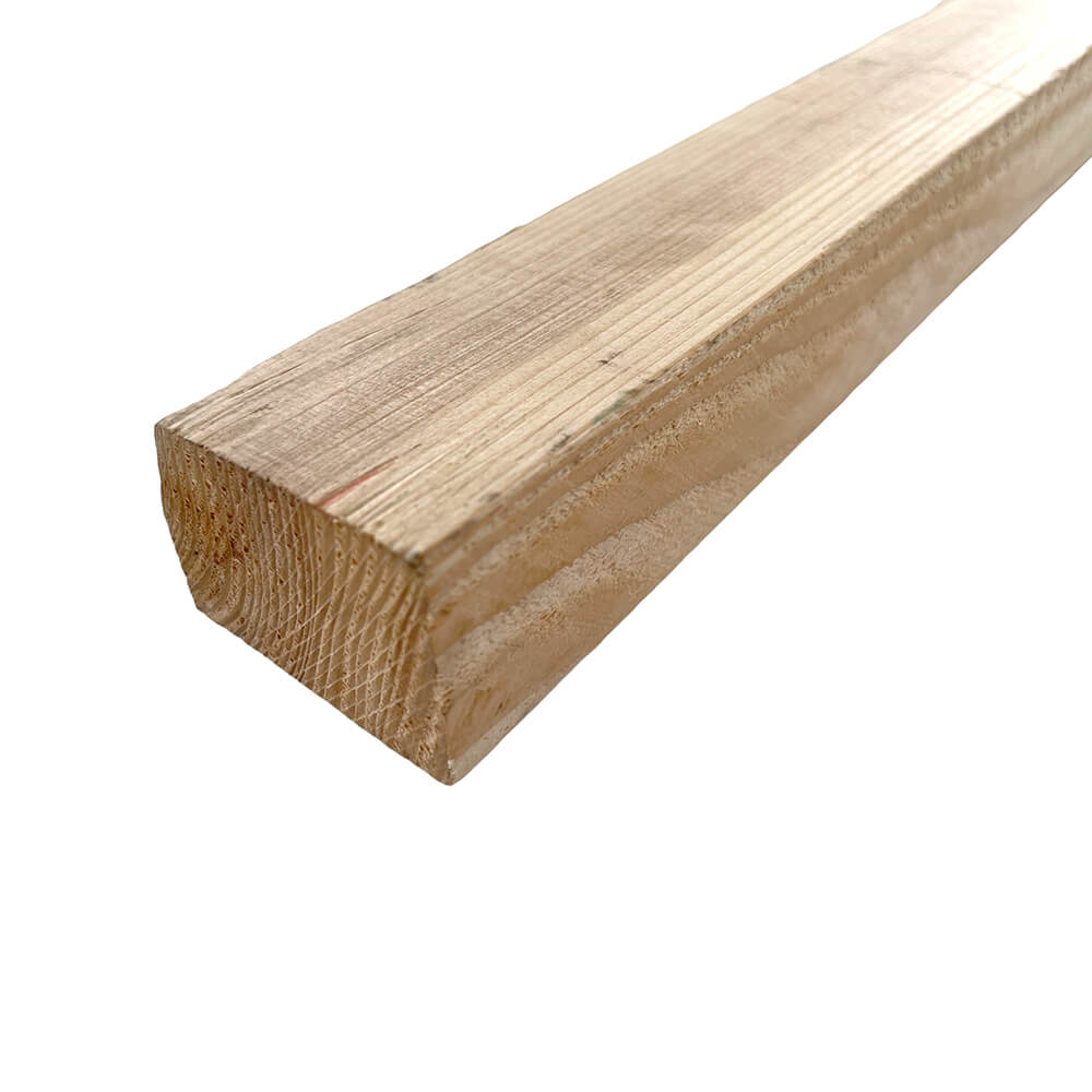 Lați gard lemn rindeluiți Larami 2 m x 6 x 4 cm