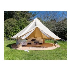 Cort glamping pentru 4 anotimpuri Oliver 6 m, pânză Oxford, 6-10 persoane-3