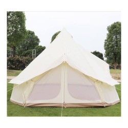 Cort glamping pentru 4 anotimpuri Oliver 6 m, pânză Oxford, 6-10 persoane-5