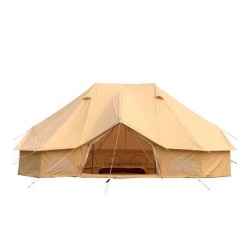 Cort glamping pentru 4 anotimpuri Oliver 4x6 m, pânză Oxford, 4-12 persoane-1