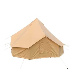 Cort glamping pentru 4 anotimpuri Oliver 4x6 m, pânză Oxford, 4-12 persoane-3