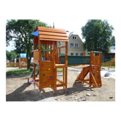 Loc de joacă Jungle Gym - Turn Barn + Modul Bridge (BB)-8