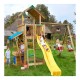 Loc de joacă Jungle Gym - Turn Chalet + Modul Minimarket + Swing
