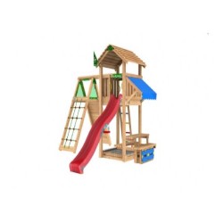 Loc de joacă Jungle Gym - Turn Cottage + Modul Climb + Minipicnic-1