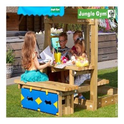 Loc de joacă Jungle Gym - Turn Cottage + Modul Swing + Minipicnic-4