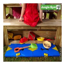 Loc de joacă Jungle Gym - Turn Cottage + Modul Swing + Minipicnic-5