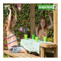 Loc de joacă Jungle Gym - Turn Cottage + Modul Swing + Minipicnic-7