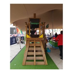 Loc de joacă Jungle Gym - Turn Farm + Modul Train-4