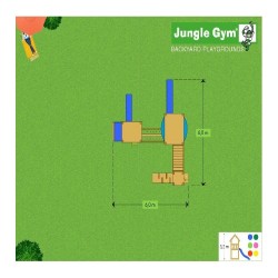 Loc de joacă Jungle Gym – Mega 6-3