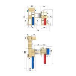 Loc de joacă Jungle Gym – Mega 6-5