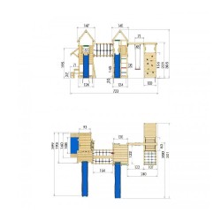 Loc de joacă Jungle Gym – Mega 9-3