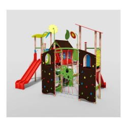 Complex de joacă pentru uz public - Bastion Full House-3