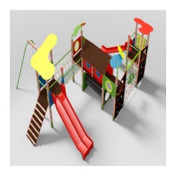 Complex de joacă pentru uz public - Bastion Full House-5