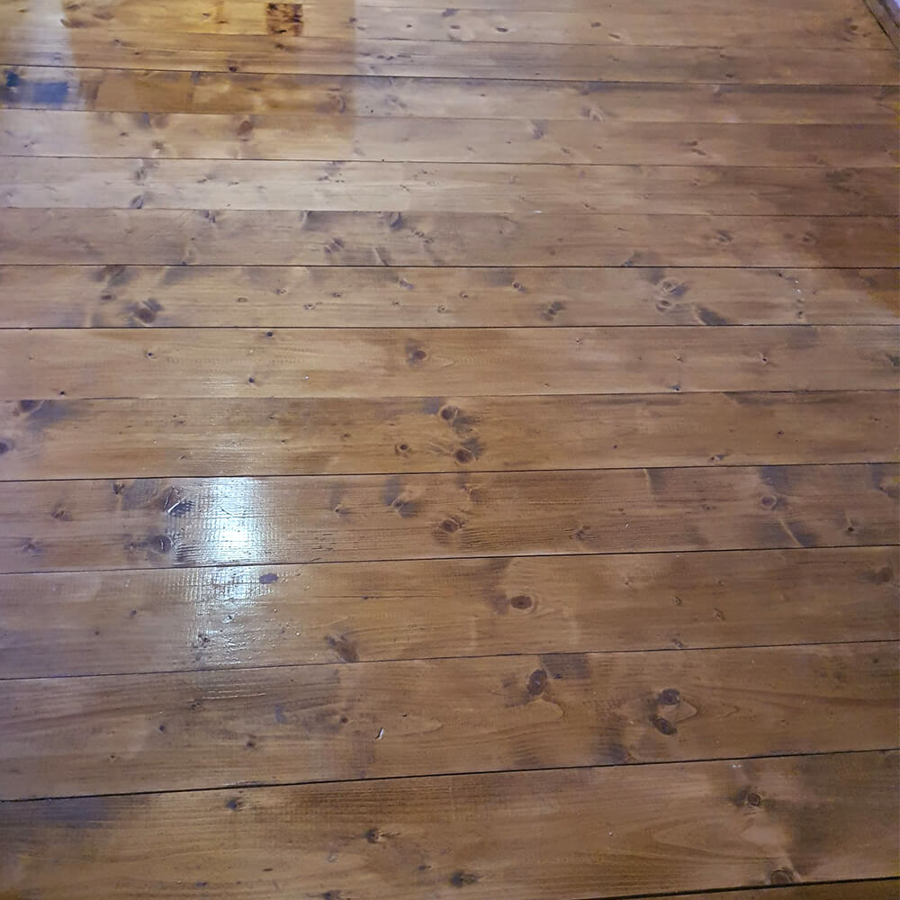 Dușumea terasă lemn rășinoase 19 mm x 144 mm x 4 m