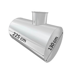 Rezervor apă subteran orizontal 3000 L-1