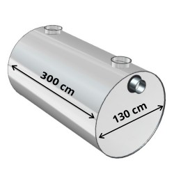 Fosă septică Charan 4000 L 10 - 18 300 cm 130 cm Polipropilenă
