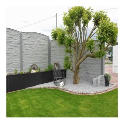 Gard beton Viking 1 cu stâlpi simpli 1,5 m-3