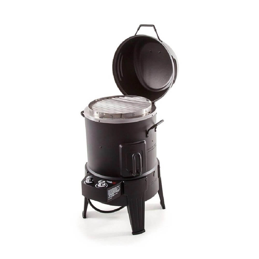 Afumătoare pe gaz cu grill și cuptor Char-Broil