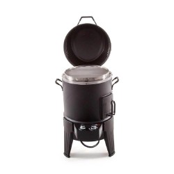 Afumătoare pe gaz cu grill și cuptor Char-Broil-2