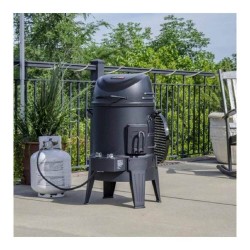 Afumătoare pe gaz cu grill și cuptor Char-Broil-7