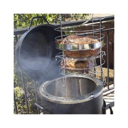 Afumătoare pe gaz cu grill și cuptor Char-Broil-11