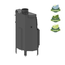 Termoșemineu pe lemne Hitze Albero Aquasystem 16 kW-3