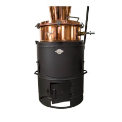 Cazan țuică 60 L Agent, basculant cu amestecător + vas răcire + Cadou Accesorii-4
