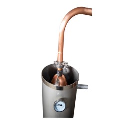 Cazan țuică 60 L Agent, basculant cu amestecător + vas răcire + Cadou Accesorii-5