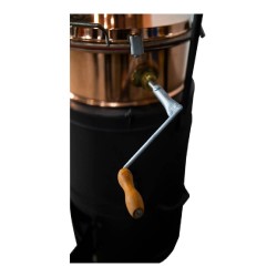 Cazan țuică 60 L Agent, basculant cu amestecător + vas răcire + Cadou Accesorii-6