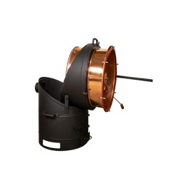 Cazan țuică 60 L Agent, basculant cu amestecător + vas răcire + Cadou Accesorii-7