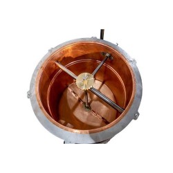 Cazan țuică 100 L President, cu amestecător manual + vas răcire-5