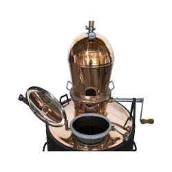Cazan țuică 120 L President, cu amestecător manual + vas răcire-3