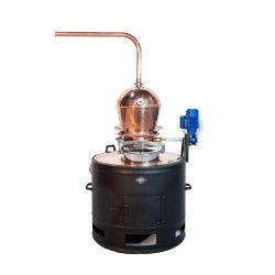 Cazan țuică 200 L President, cu amestecător automat + Vas răcire-2