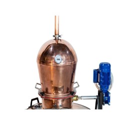Cazan țuică 200 L President, cu amestecător automat + Vas răcire-5