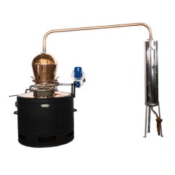 Cazan țuică profesional 120 L PRO President, cu amestecător motorizat + Vas răcire + Cadou Accesorii-2