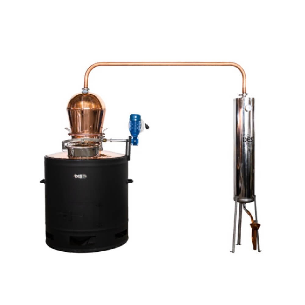 Cazan țuică profesional 160 L PRO President, cu amestecător motorizat + Vas răcire